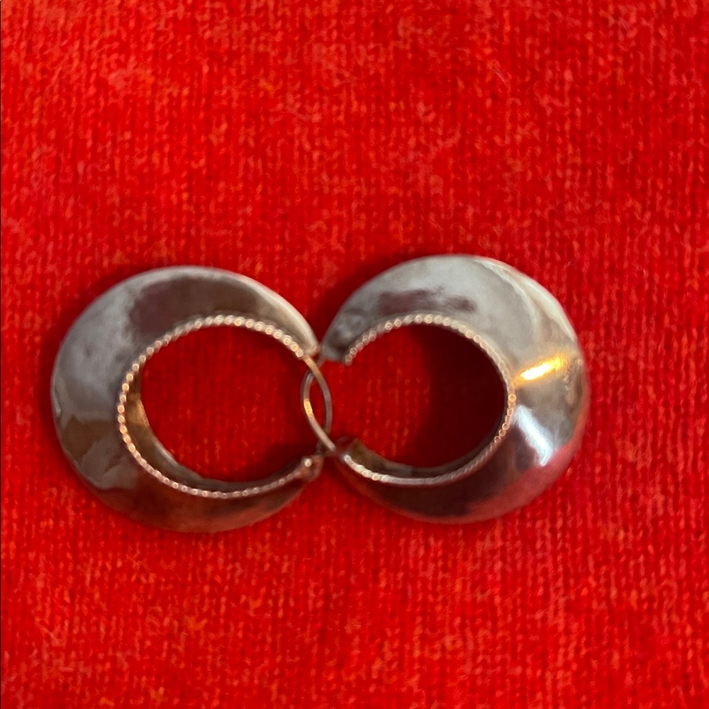Silver  (925) Hoop Earrings